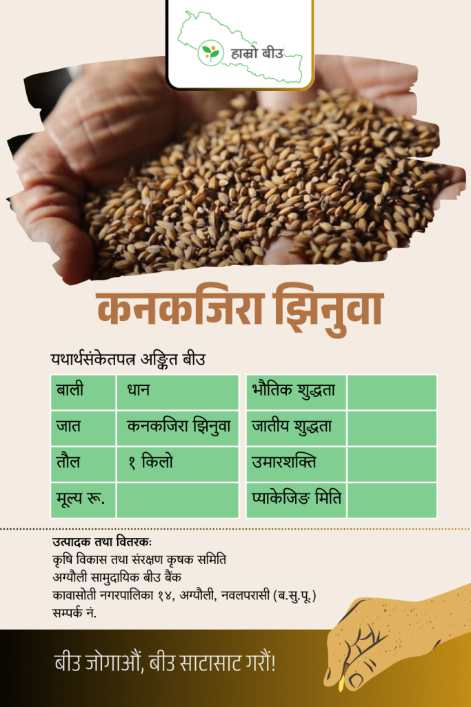Kankajira Jhinuwa I कनकजिरा झिनुवा
